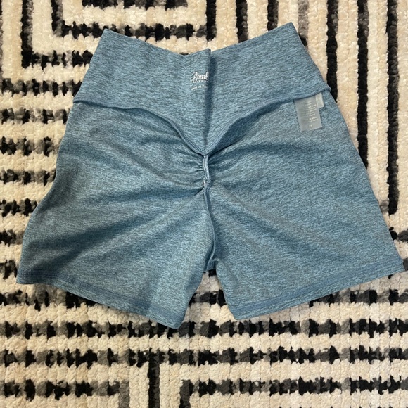 Bombshell Sportswear Blue Athletic Shorts - Picture 6 of 8